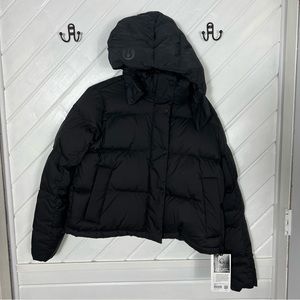 *Lululemon Wunder Puff
Cropped Jacket black 8